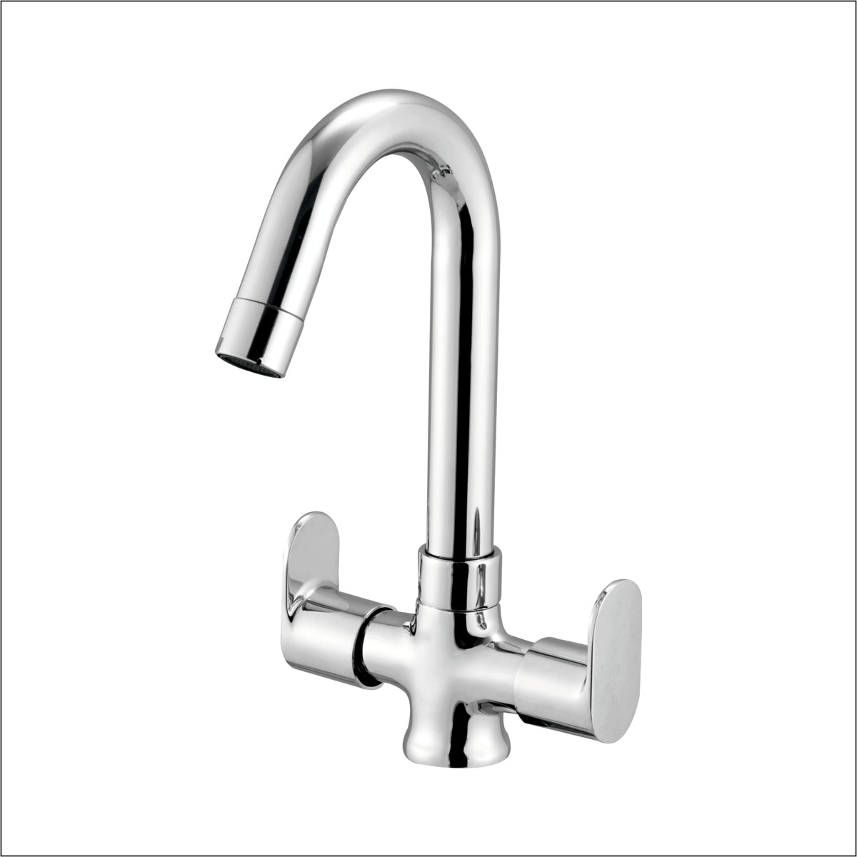 COSMO CENTER HOLE BASIN MIXER (J-BEND)
