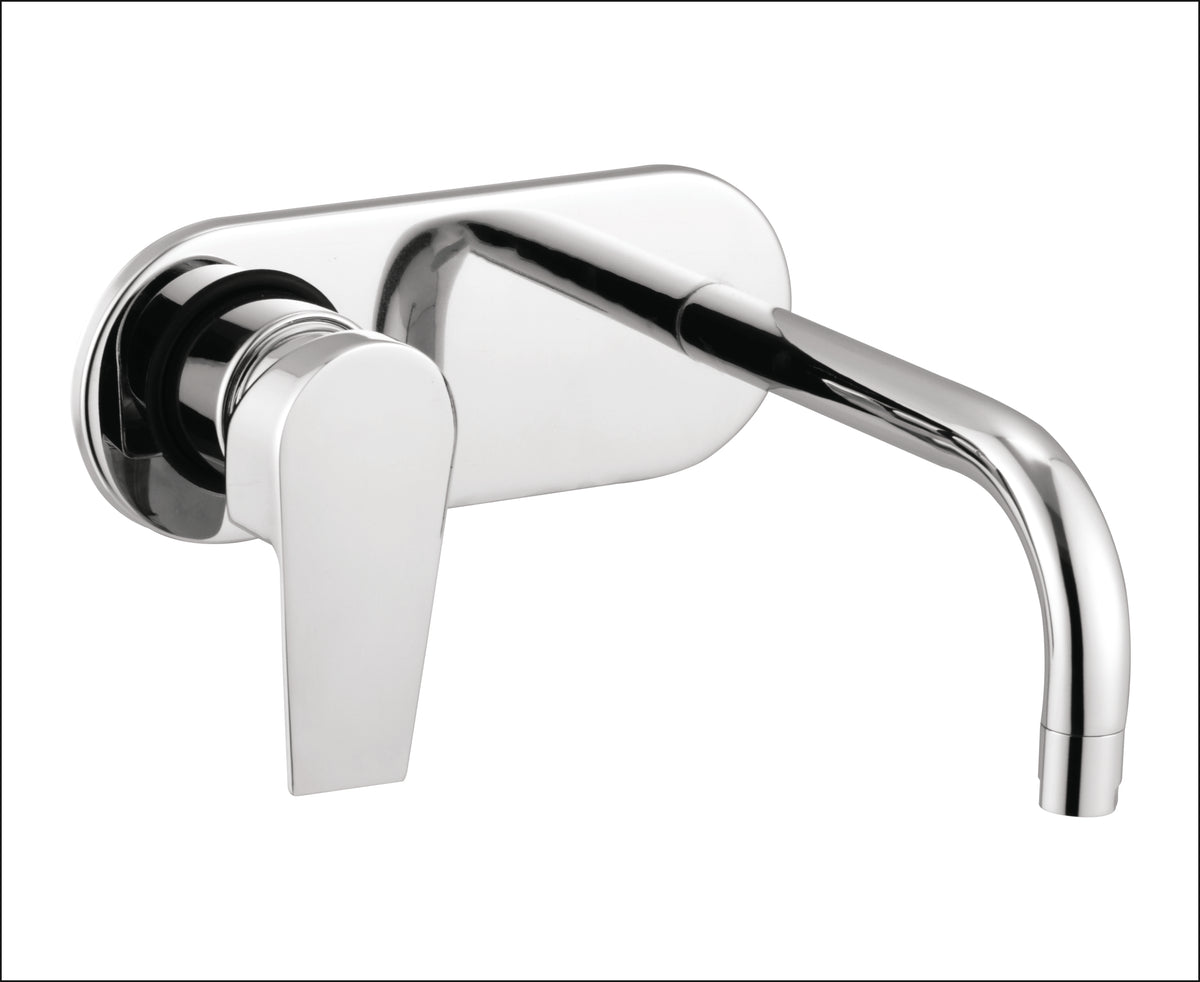 DURO SINGLE LEAVER BASIN MIXER WALL MOUNTED