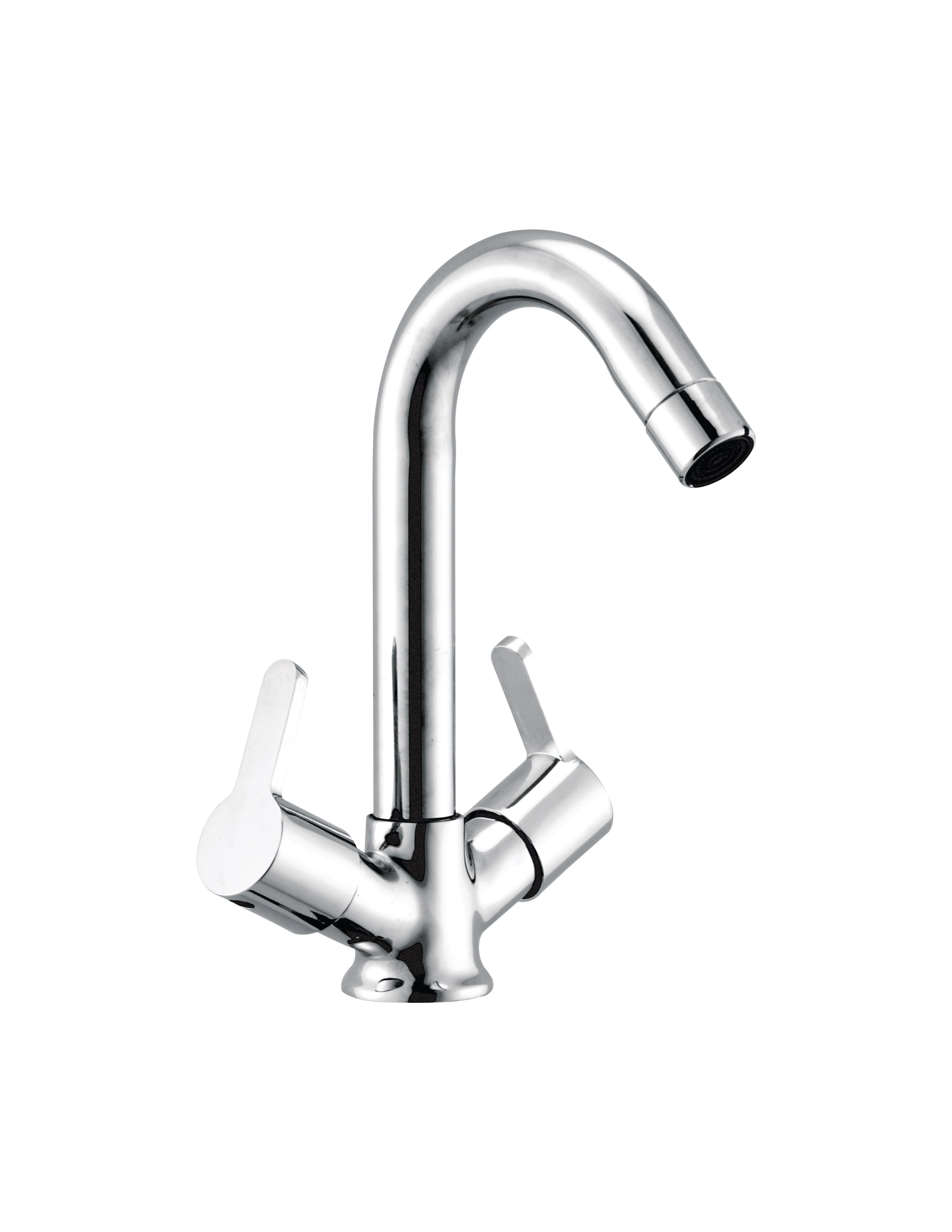 FUSION CENTER HOLE BASIN MIXER (J-BEND)