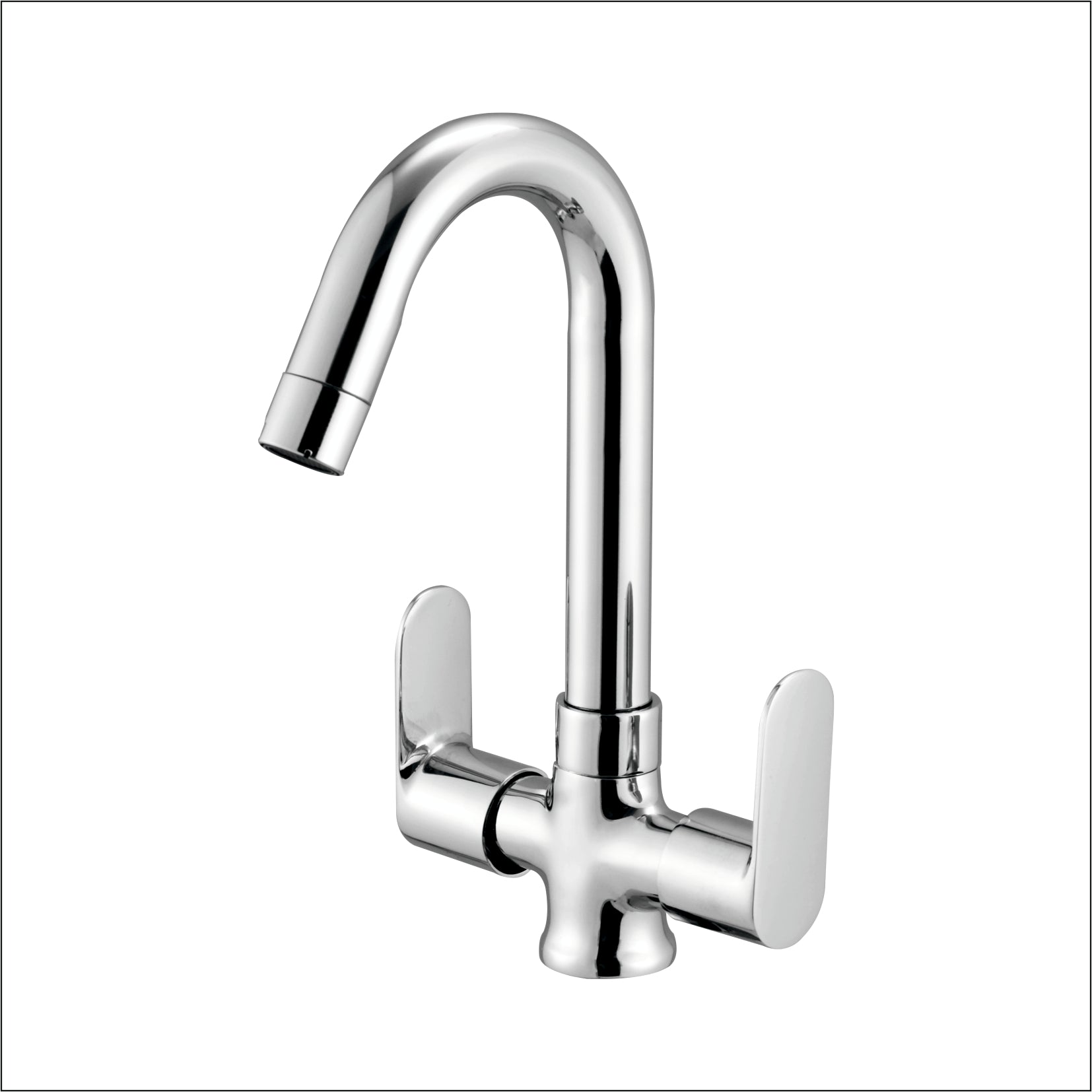 OPAL CENTER HOLE BASIN MIXER (J-BEND)